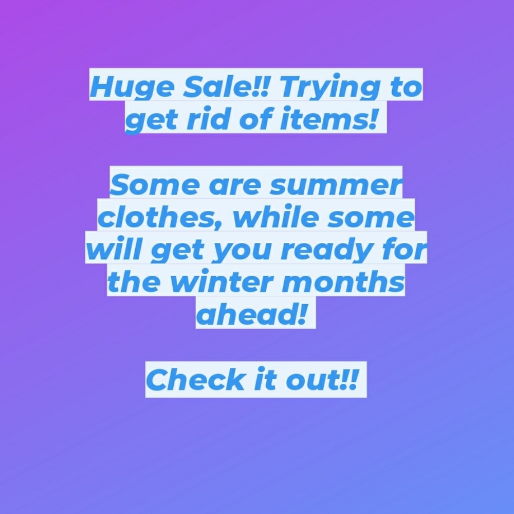 Summer sale